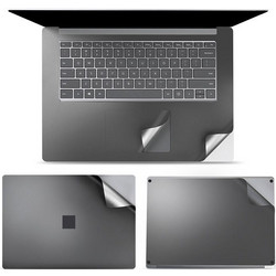 4 in 1 Notebook Shell Protective Film Sticker Set for Microsoft Surface Laptop 3 15 inch (Grey) (OEM)