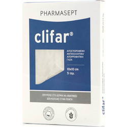 Pharmasept Clifar Αποστειρωμένες Γάζες 10x10cm 5τμχ