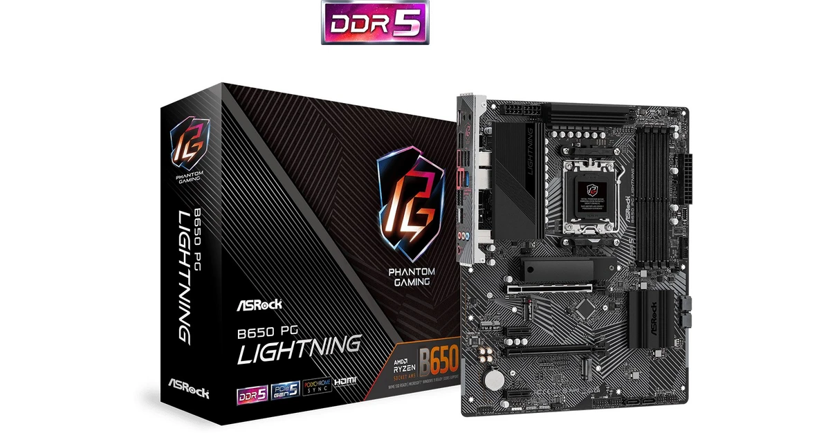 Asrock B650 PG Lightning Motherboard ATX με AMD AM5 Socket BestPrice gr