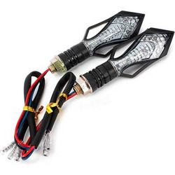 Ευλύγιστο Φλας Μοτοσυκλέτας με 13smd LED και Φώτα Ημέρας 2τμχ - LED Lighting Motorcycle