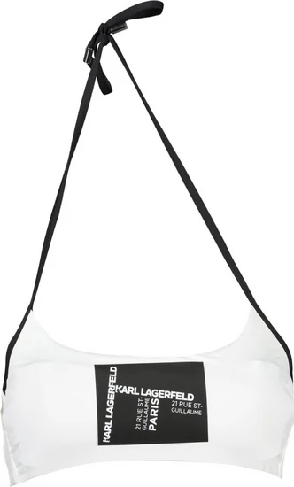 Karl Lagerfeld Bikini Top Μπουστάκι Λευκό KL20WTP23 BestPrice gr