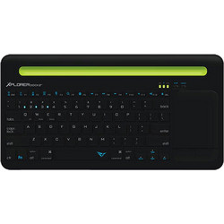 Alcatroz Xplorer Dock 2 Black Green Ασύρματο Πληκτρολόγιο με TouchPad για Tablet