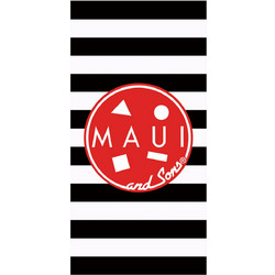 Das Home Kids Maui Παιδική Πετσέτα Θαλάσσης Μαύρη 75x150cm 5829