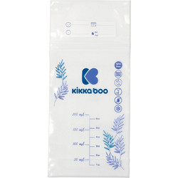 KikkaBoo Σακουλάκια Αποθήκευσης Μητρικού Γάλακτος 200ml 25τμχ