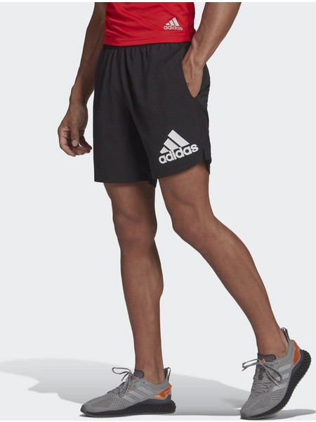 Adidas Run It Αθλητική Ανδρική Βερμούδα Running Μαύρη H59883