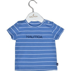 Nautica Nautica Des.11 T-Shirt Jersey Organic Μπλε Ριγέ 98Cm -3 Ετών 49-2110-98/11