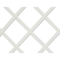 Nortene Croisikit Διακοσμητικός Φράχτης Αναρρίχησης Φυτών 1m X 2m Λευκό PVC