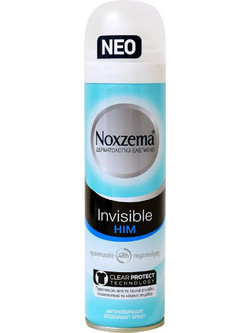 Noxzema Invisible Him Ανδρικό Αποσμητικό Spray 48h 150ml