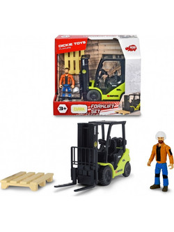 Dickie Toys Clark Playlife Forklift Set με Εργάτη