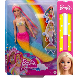 Mattel Λαμπάδα Barbie Γοργόνα Μεταμόρφωση Ουράνιο Τόξο