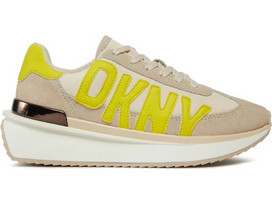 DKNY Arlan Γυναικεία Sneakers Μπεζ Κίτρινα K1446991-F2R