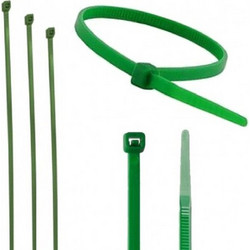 Πράσινα δεματικά (Tie-Raps) - 100 τεμάχια - 4.8 x 250mm - 2011220084372