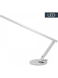 Light Solution DESK LAMP SLIM LED ALUMINUM -LED φωτιστικό slim silver - 8 watt