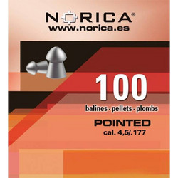 Norica Pointed 4,5mm Pellets - 100pcs