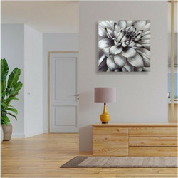 Ελαιογραφία Λουλούδι Καμβάς (2,8 x 80 x 80 cm)