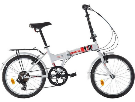 Orient Bikes Easy Σπαστό Ποδήλατο Πόλης 20" Αλουμινίου με 6 Ταχύτητες Λευκό