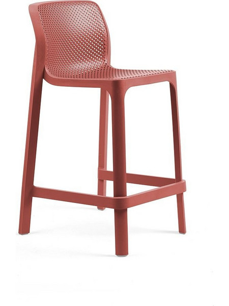 Καρέκλα Bar Net Stool Mini Corallo 90x48.5x51cm - Nardi