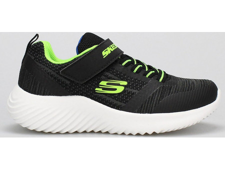 Skechers Bounder Παιδικά Αθλητικά Παπούτσια Μαύρα 98302L-BBLM