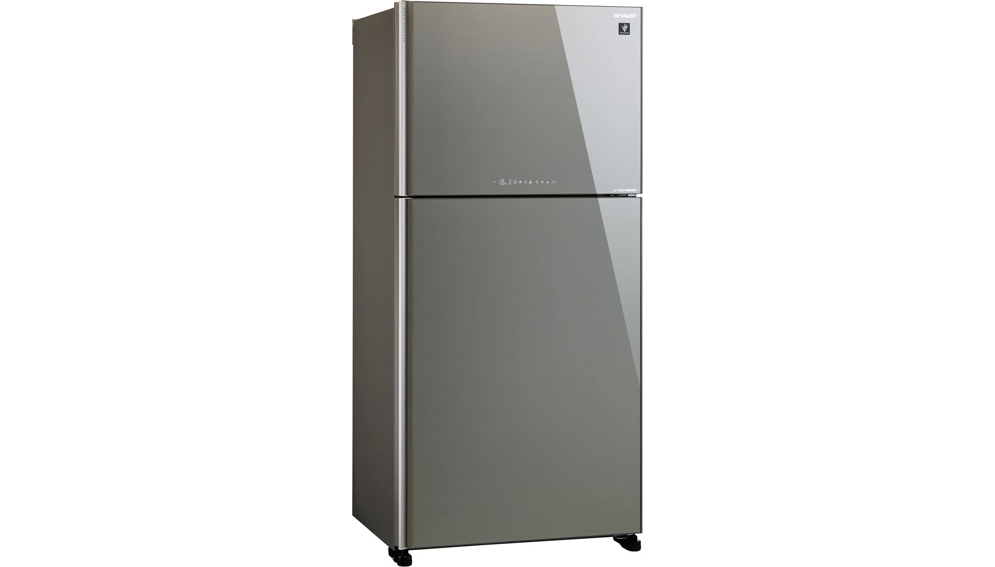 Sharp SJ XG740GSL Δίπορτο Ψυγείο 600lt No Frost Υ187xΠ86 5xΒ74cm Inox