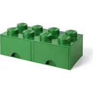 LEGO storage Brick Drawer 8 Studs - Green