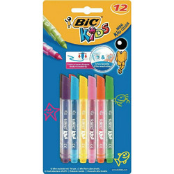 BIC Kids Couleur Mini Μαρκαδόροι Ζωγραφικής Σετ 12 Χρώματα