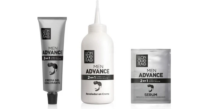 Llongueras Men Advance Gel Crema 4 Καστανό Σαντρέ Ανδρική Μόνιμη Βαφή