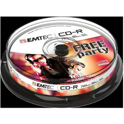 Emtec Cd-R 80min/700mb 10pcs ECOC801052CB