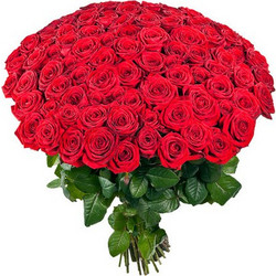 Επιβεβαίωση της αγάπης Το απόλυτο δώρο για το άλλο σας μισό! Εκατό τριαντάφυλλα