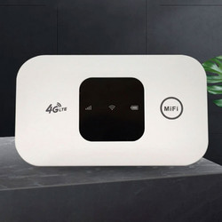 Ασύρματο Φορητό 4G Hotspot Wi-Fi Ρούτερ Sim Τσέπης με Μέγιστη Ταχύτητα 150Mbps MF800-2 Λευκό