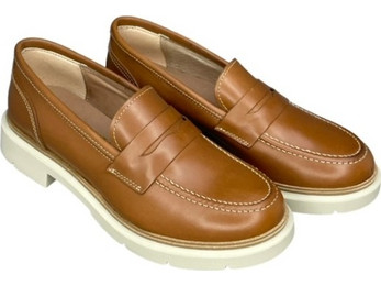 LOAFERS LEATHER LE GRIFFE ITALY 232-CUOIO 232-CUOIO