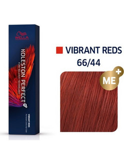 Wella Koleston Perfect Me+ Vibrant Reds 66/44 Ξανθό Σκούρο Έντονο Κόκκινο Μόνιμη Βαφή Μαλλιών 60ml