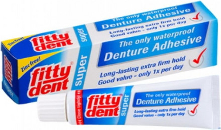 Προϊόν για Τεχνητές Οδοντοστοιχίες Fittydent Super Στερεωτική Κρέμα Τεχνητής Οδοντοστοιχίας 40gr