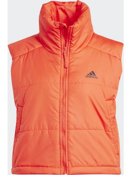 Adidas Αμάνικο Γυναικείο Μπουφάν Softshell Κοντό Πορτοκαλί IS1253