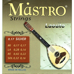 Mastro Silver Plated Χορδές Λαούτου 17-32 Σετ