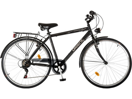 Orient Bikes City Ποδήλατο Trekking 28" με 6 Ταχύτητες Μαύρο