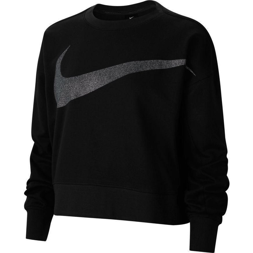 nike training get fit fleece sparkle sweatshirt