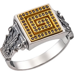 Δαχτυλίδι Anastasios Creations ασήμι 925 με μαίανδρο No.68 FD680
