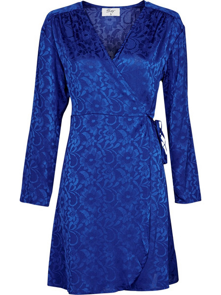 Betty London Mini Φόρεμα για Γάμο / Βάπτιση Royal Blue ME2930-BLEU