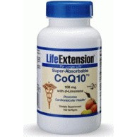 Life Extension Super - Absorbable CoQ10 100mg 100 Μαλακές Κάψουλες