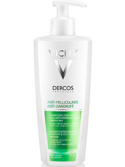Vichy Dercos Anti-Dandruff Dry Hair Σαμπουάν κατά της Ξηροδερμίας & της Πιτυρίδας για Λιπαρά & Ξηρά Μαλλιά 390ml