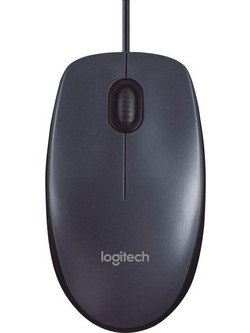 Logitech M100 Ενσύρματο Ποντίκι Black
