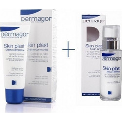Dermagor Dermagor Promo Pack με Skinplast Serum Fermete Ισχυρός Αντιρυτιδικός Ορός Προσώπου, 30ml & Dermagor Skinplast Creme Ισχυρή Αντιρυτιδική Κρέμα Προσώπου με Υαλουρονικό Οξύ, 40ml