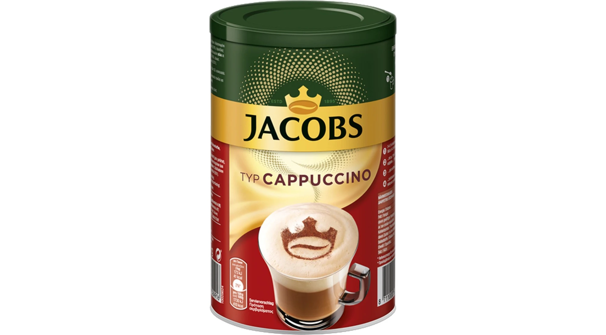 Jacobs Στιγμιαίος Typ Cappuccino 220gr BestPrice gr