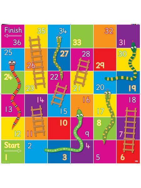 TTS Bee-Bot(R) Snakes and Ladders Mat