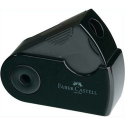 Ξύστρα Faber-Castell Sleeve Mini Μαύρο (12 Μονάδες)