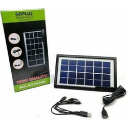 Ηλιακό Πάνελ Φορτιστής Φορητών Συσκευών USB - 3W GD-10X