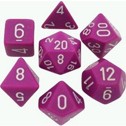 Chessex - Opaque - Light Purple/ White
