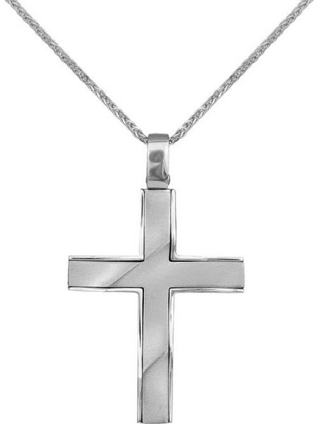 Βαπτιστικοί Σταυροί με Αλυσίδα Ανδρικός σταυρός αρραβώνα με αλυσίδα Κ14 038724C 038724C Ανδρικό Χρυσός 14 Καράτια