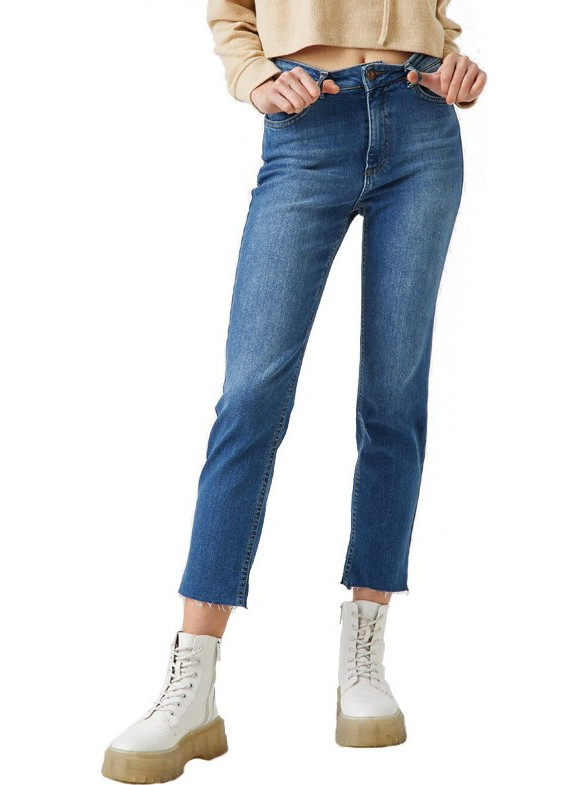 Jeans Straight Fit DD-011 Blue