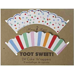 Meri Meri - Cupcake wrappers Toot Sweet (0873)
